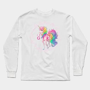 Born in January unicorn Long Sleeve T-Shirt